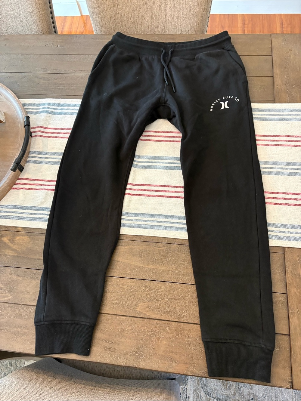 Hurley Black Logo Sweat Joggers